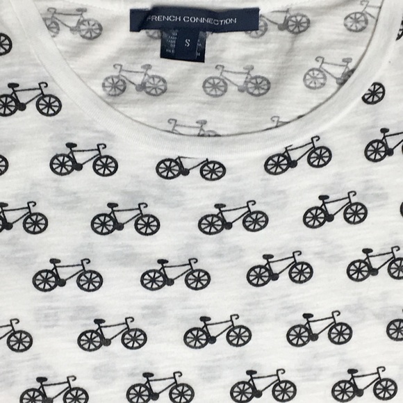 French Connection Bicycle Slub Tee - Picture 6 of 7